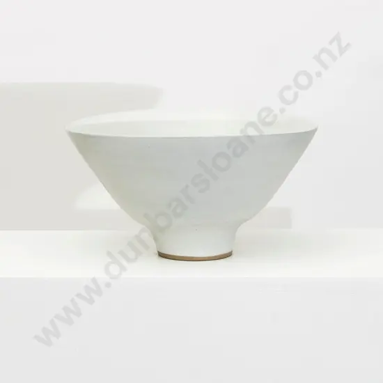 A Large & Impressive Dame Lucie Rie Footed Bowl