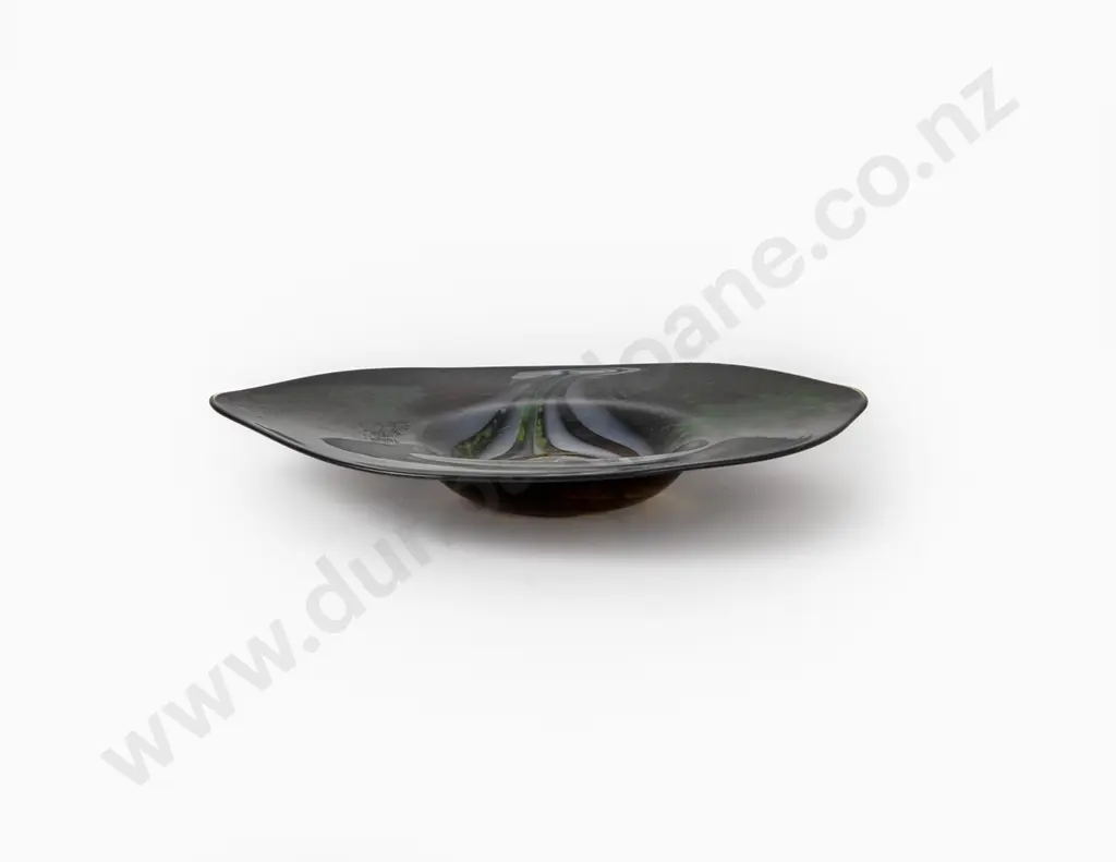 Tony Keupfer Shallow Freeform Glass Bowl Image 1++