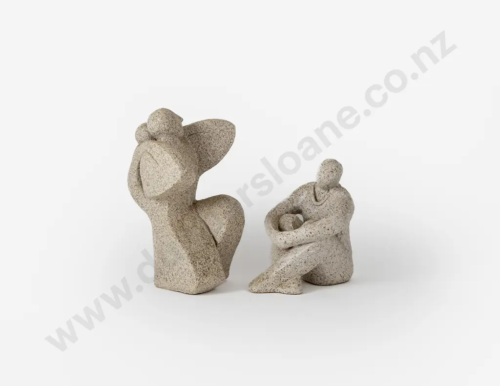 Two Wendy Masters Seated Sculptures Image 1++