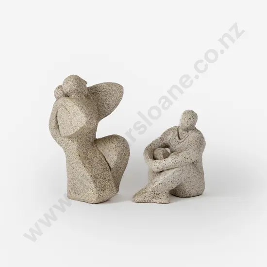 Two Wendy Masters Seated Sculptures