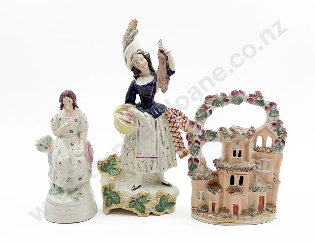 Two Staffordshire Figures and Other Image 1++