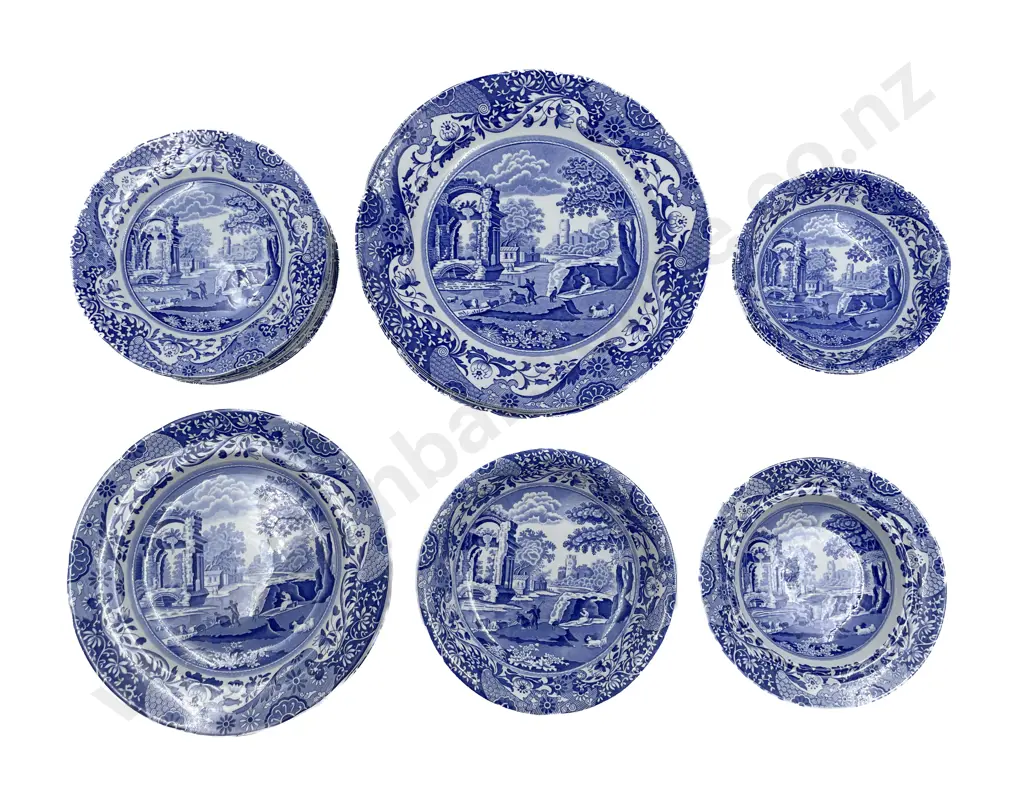 Quantity of Assorted Spode Blue and White Dinner China Image 1++