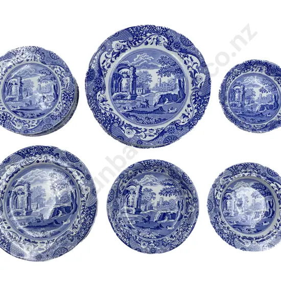 Quantity of Assorted Spode Blue and White Dinner China