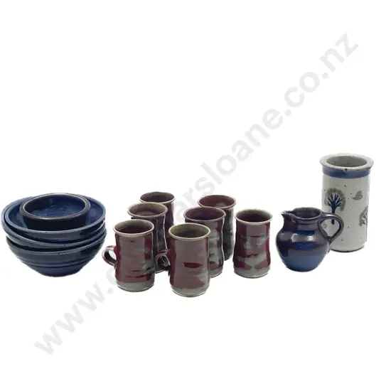 Quantity of Assorted NZ Pottery