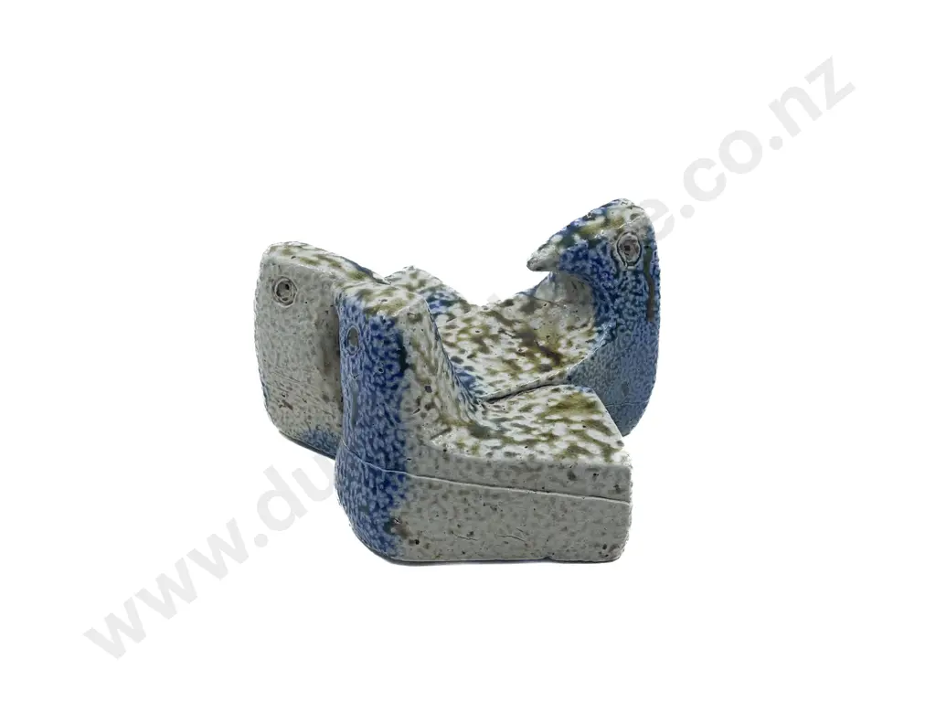 Possibly Juliet Peter Salt Glazed Bird Form Ornament Image 1++