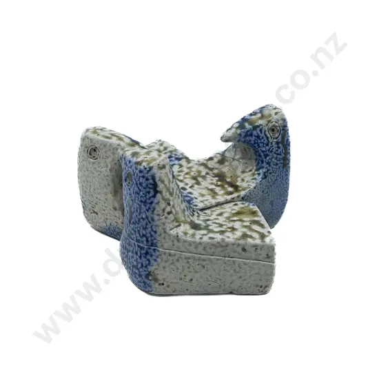 Possibly Juliet Peter Salt Glazed Bird Form Ornament