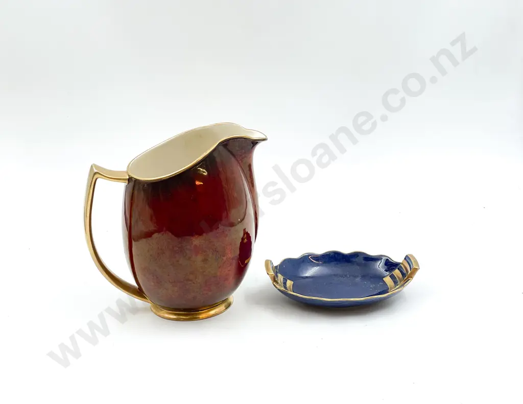 Carlton Ware Rogue Royal Jug and Other Carlton Ware Dish Image 1++