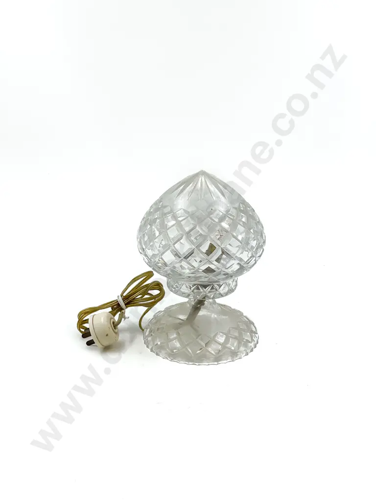 Crystal Table Lamp and Shade Image 1++