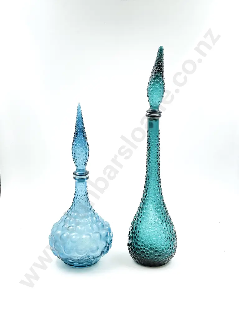 Two Italian Art Glass Decanters Image 1++