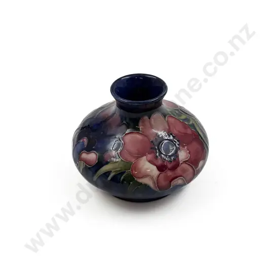 Moorcroft Anemone Squat Vase