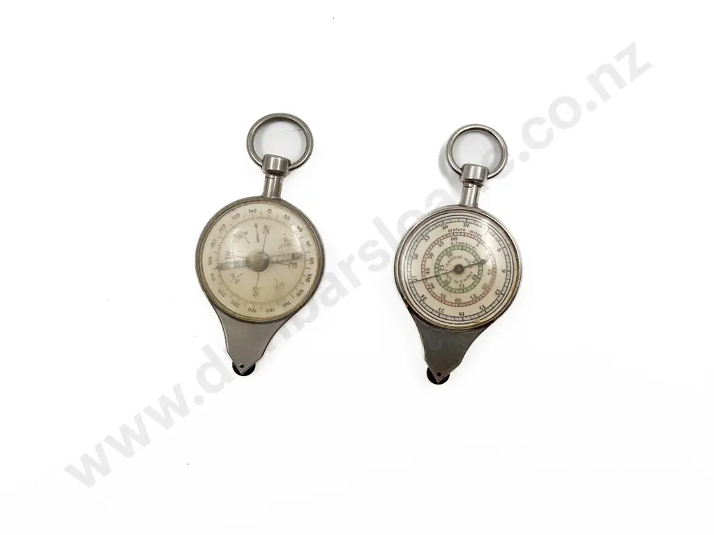 Vintage WW2 Map Measure and Compass with Other Vintage Map Measure Image 1++