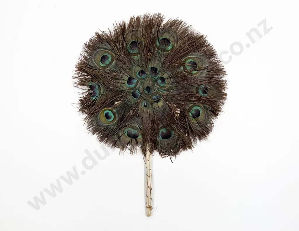 Decorative Peacock Feather Fan Image 1++