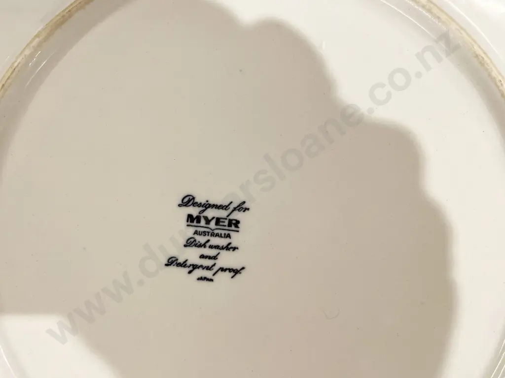 Myer Designed Blue and White Part Dinner Set Image 1++