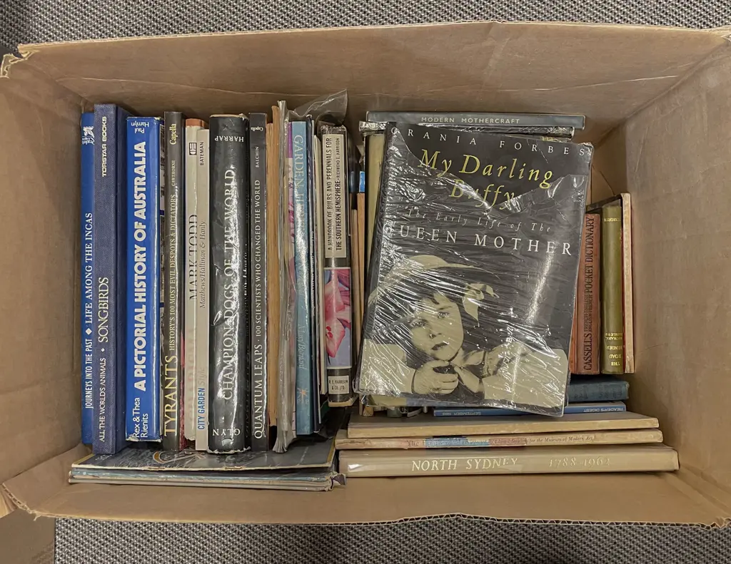 Box of Assorted Books Image 1++