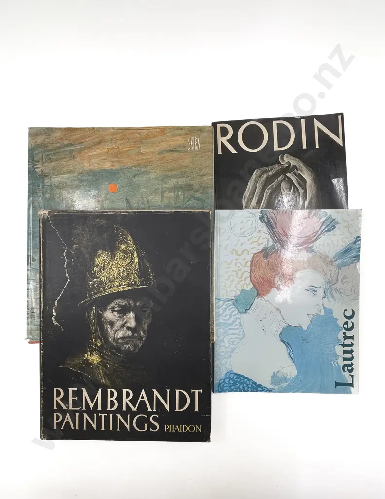 Four Assorted Art Reference Volumes Image 1++