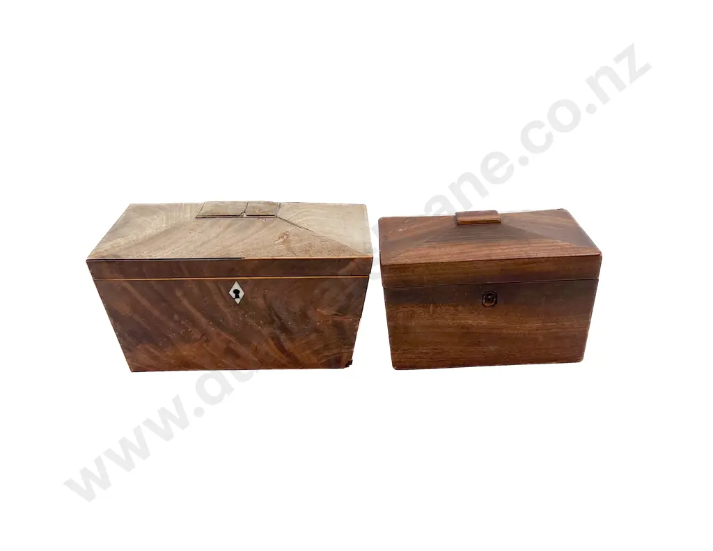 Two Georgian Tea Caddies Image 1++