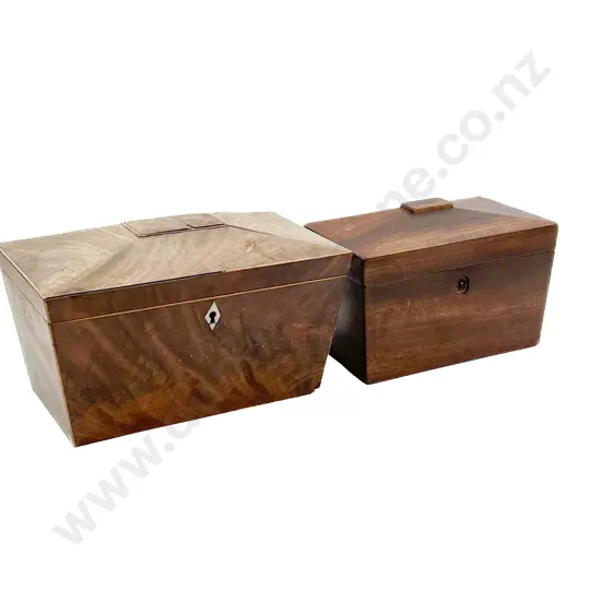 Two Georgian Tea Caddies
