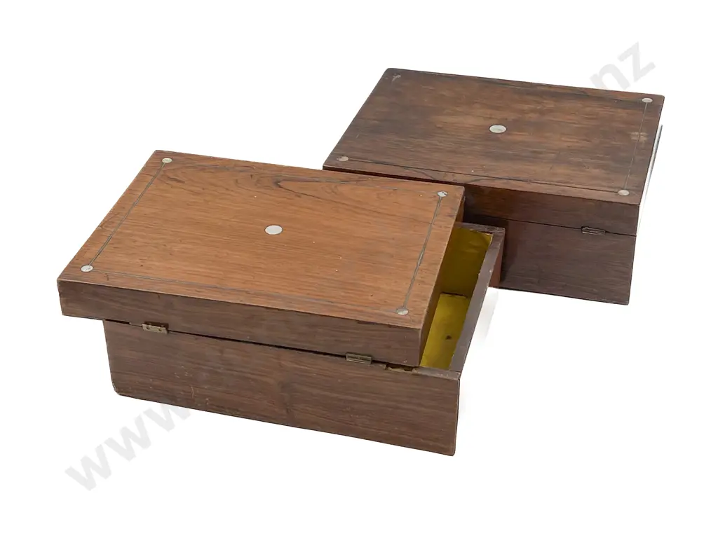 Two MOP Inlaid Boxes Image 1++