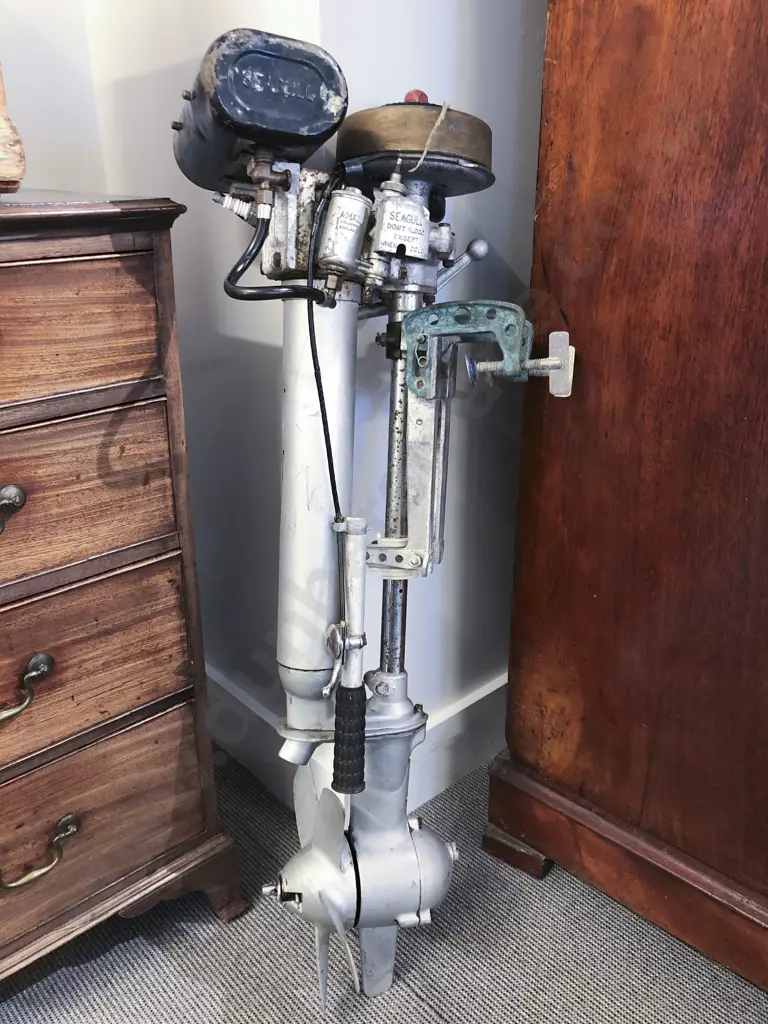 Vintage Seagull Outboard Motor Image 1++