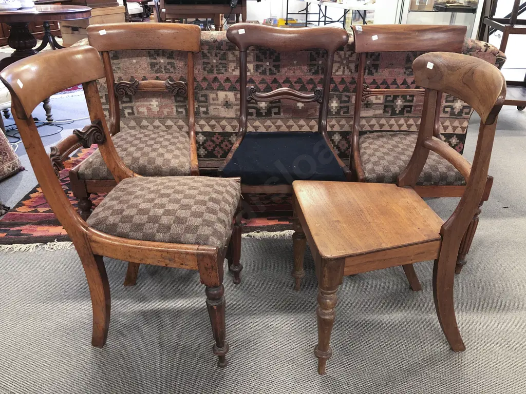 Set of Four WMIV Dining Chairs and Two Others Image 1++