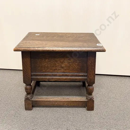 C17th Style Oak Joint Stool