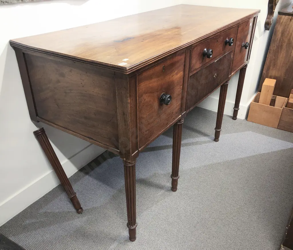 Regency Mahogany Sideboard Image 1++