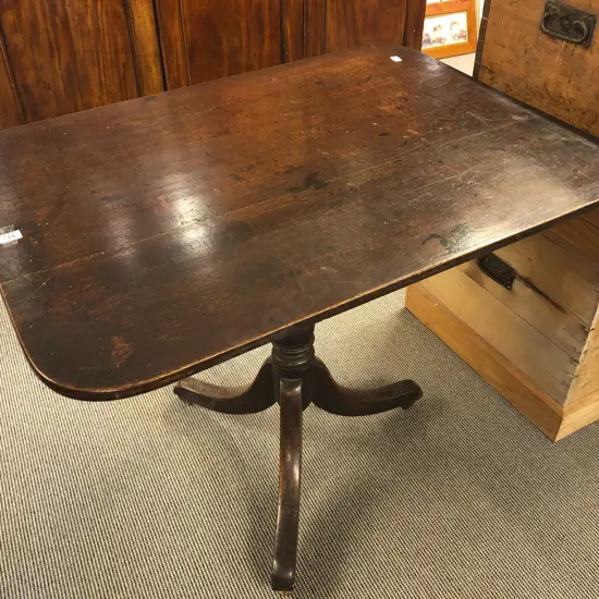 Regency Mahogany Snap Top Supper Table