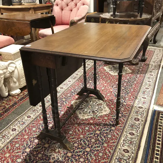 Victorian Mahogany Sutherland Tea Table