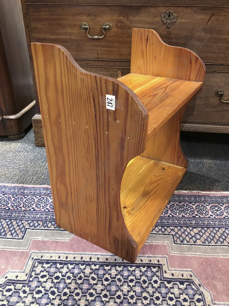 Pine Wall Shelf Image 1++