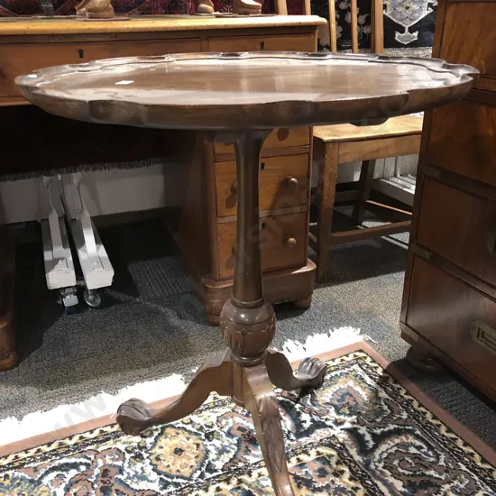 Repro. Mahogany Wine Table