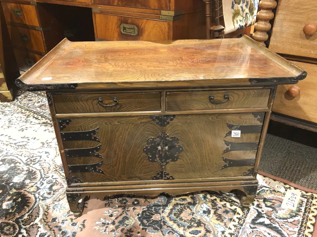 Korean Metal Bound Side Cabinet Image 1++