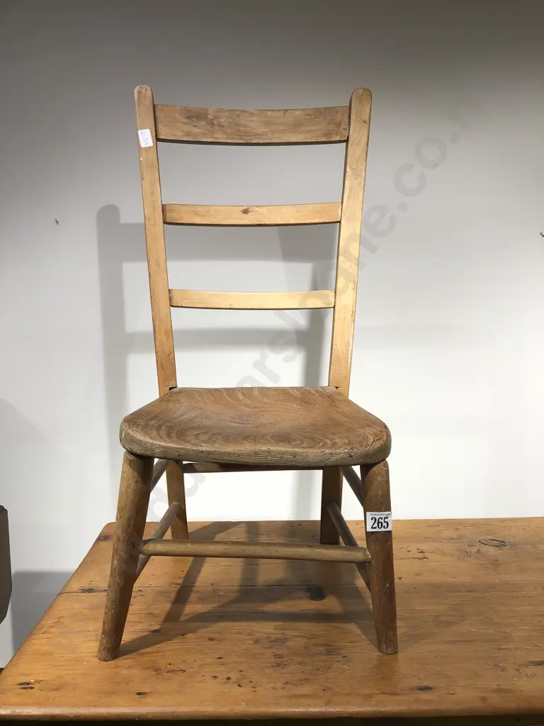 Childs Ladder Back Single Chair Image 1++