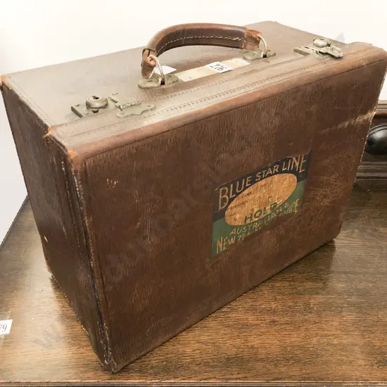 Late C19th Morocco Leather Doctors Case