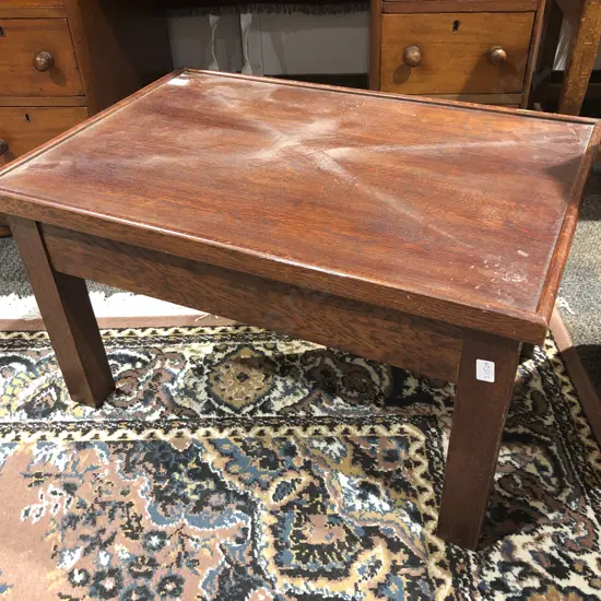 Oak Oblong Occasional Table