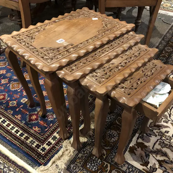 Teak Quartetto Nest of Tables