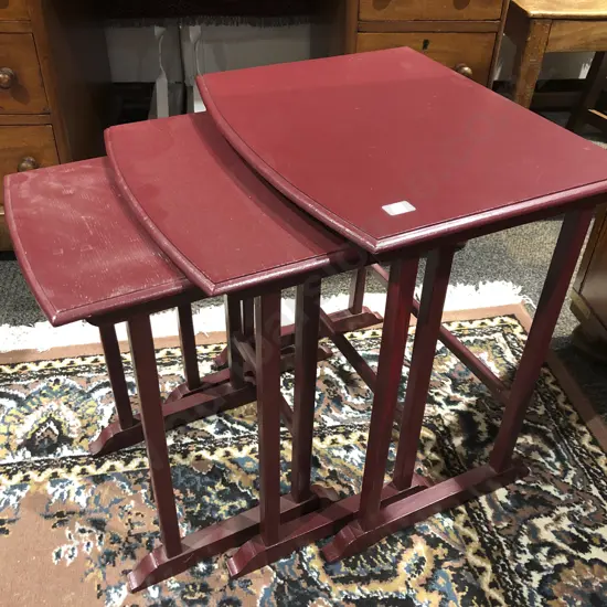 Small Painted Nest of Tables