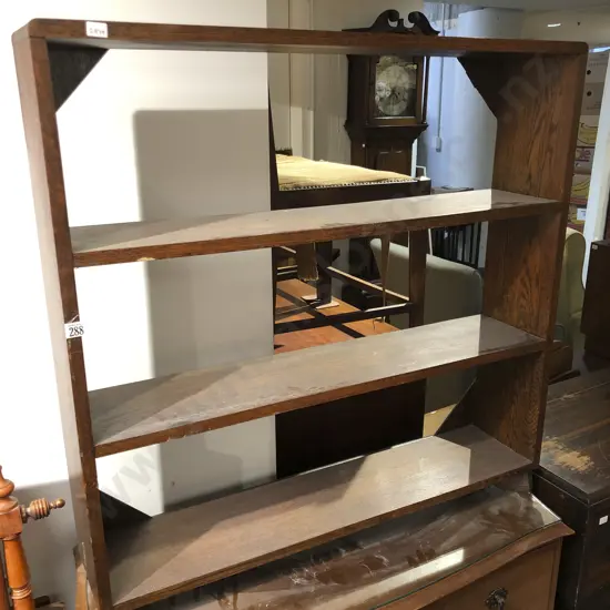 Oak Open Bookcase