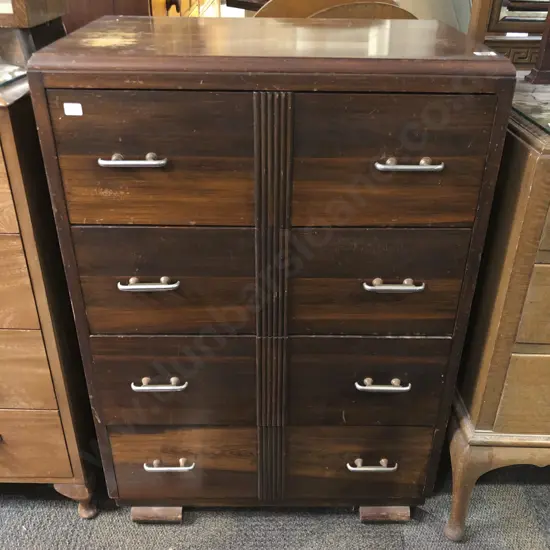 Art Deco Four Drawer Chest