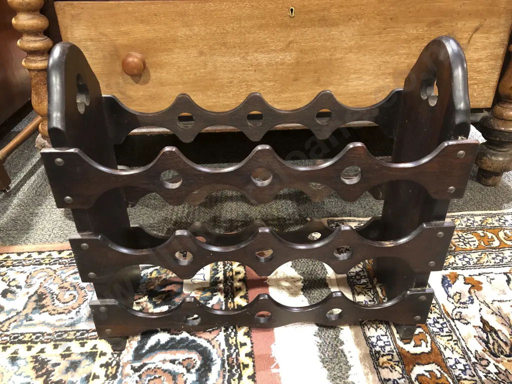 Small Wooden Wine Rack Image 1++