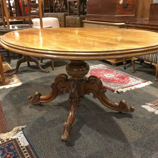 Victorian Mahogany Oval Breakfast Table
