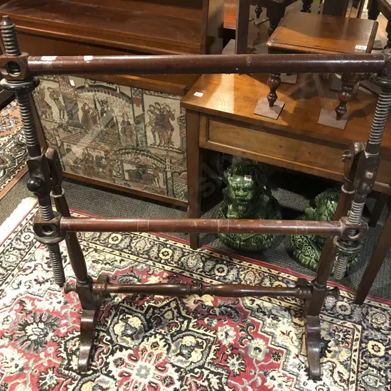 Vintage Mahogany Tapestry Framer