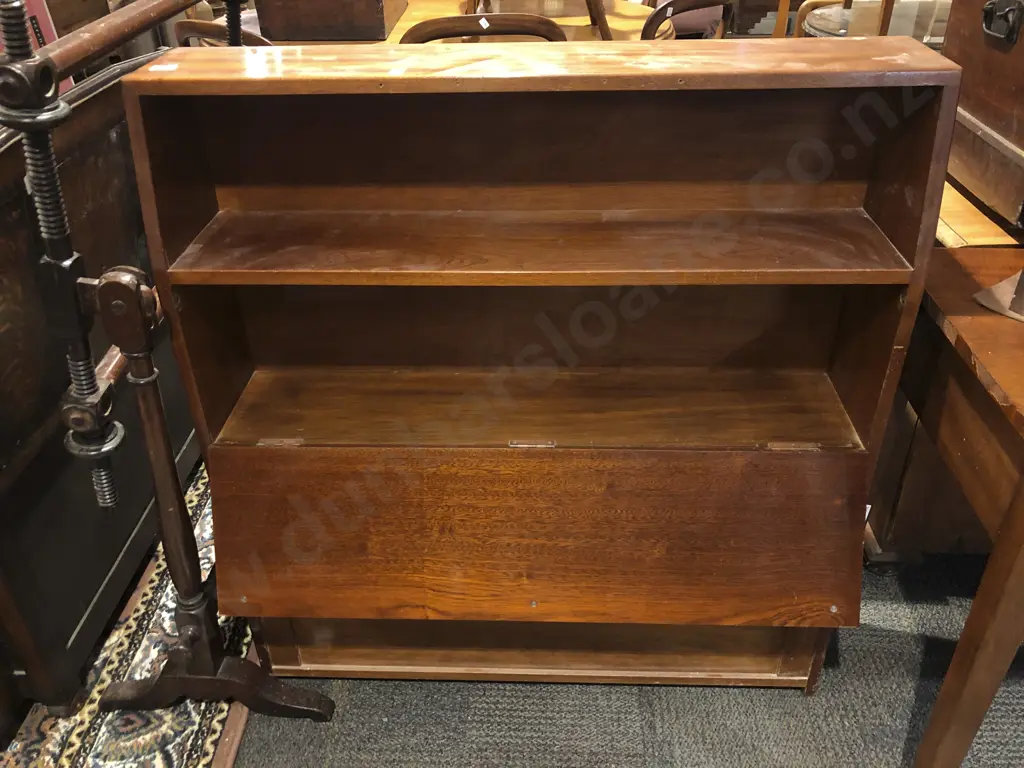 Retro Teak Slender Desk Image 1++