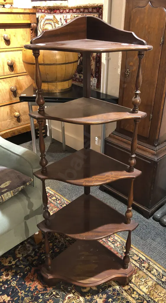 Mahogany Corner What-Not Image 1++