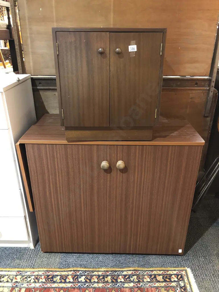 Small Record Cabinet and Sewing Machine Cabinet Image 1++