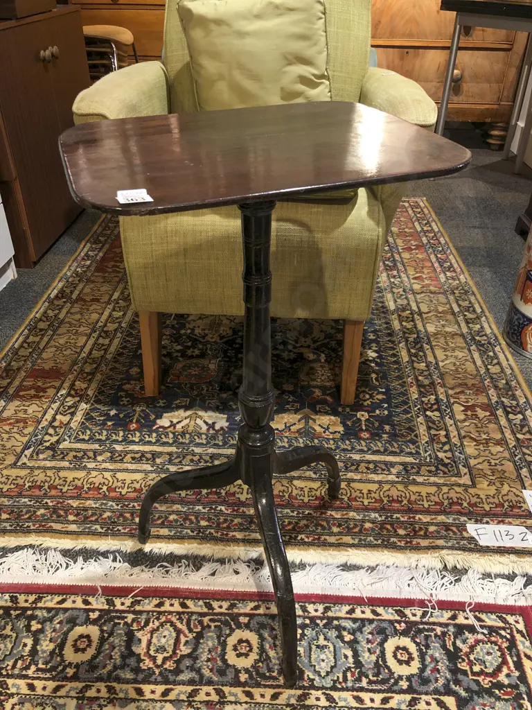 Regency Mahogany Wine Table Image 1++