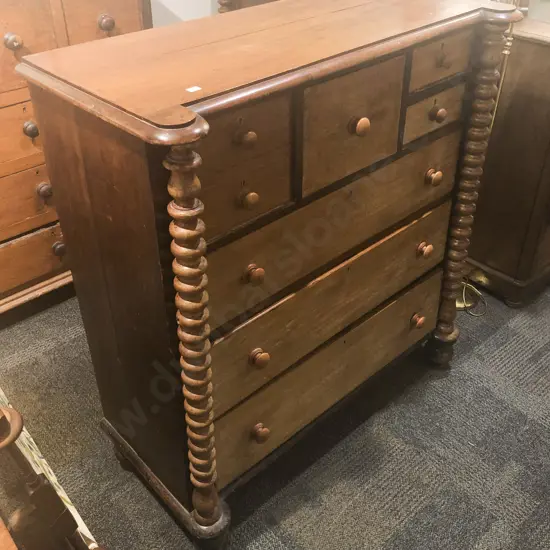 C19th Australian Column Chest