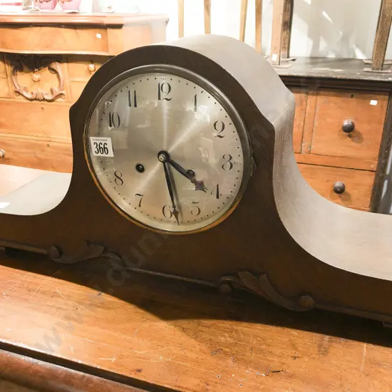 Oak Cased Mantle Clock