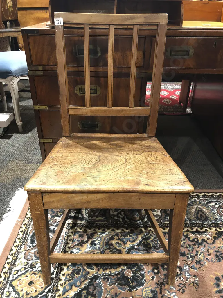 Geo. III Elm Country Chair Image 1++