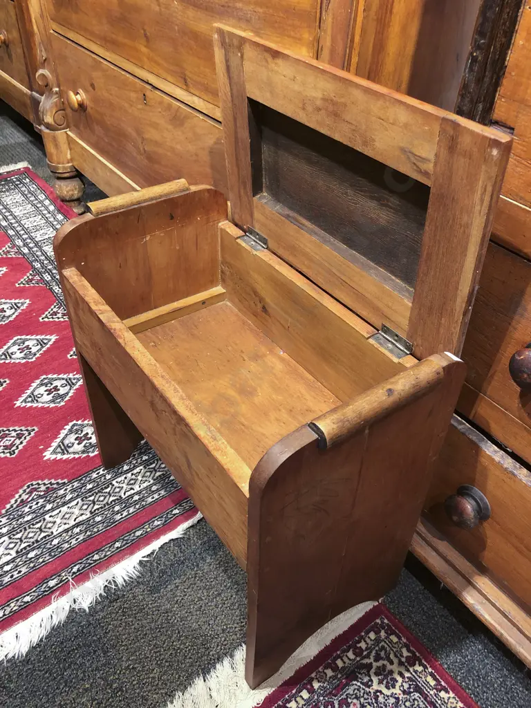 Wooden Piano Stool Image 1++