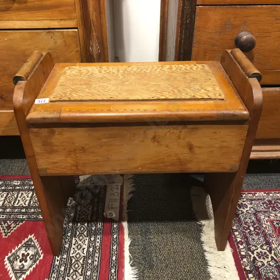 Wooden Piano Stool